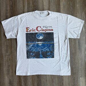 Rare Eric Clapton 1998 Pilgrim Tour T Shirt - Large Vintage